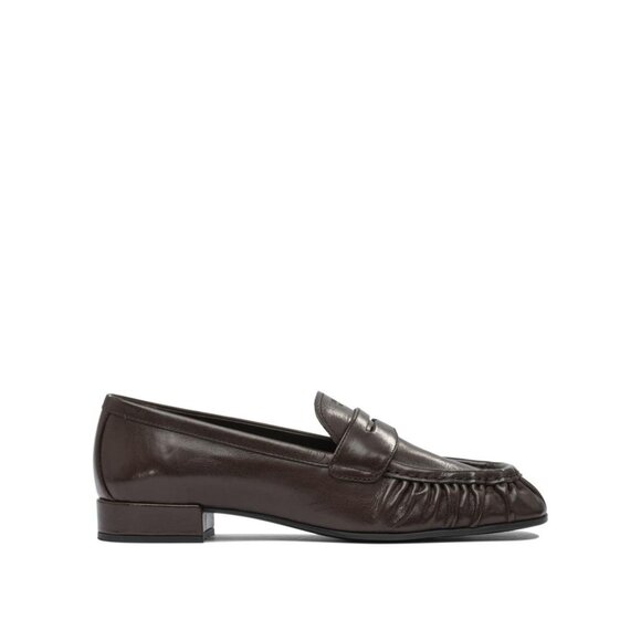 Prada Leather Loafers IT 38.5 Women - Picture 1 of 5